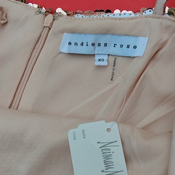 Endless Rose Dress in rose gold scales XS NWT - Picture 4 of 5